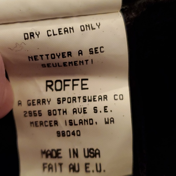 Roffe Glacier Ski Pant Sz 8 NWOT USA Made, Black 10" Boot Opening - Vintage - Picture 9 of 13